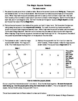 The Role of Geometry in Magic Square Mirages